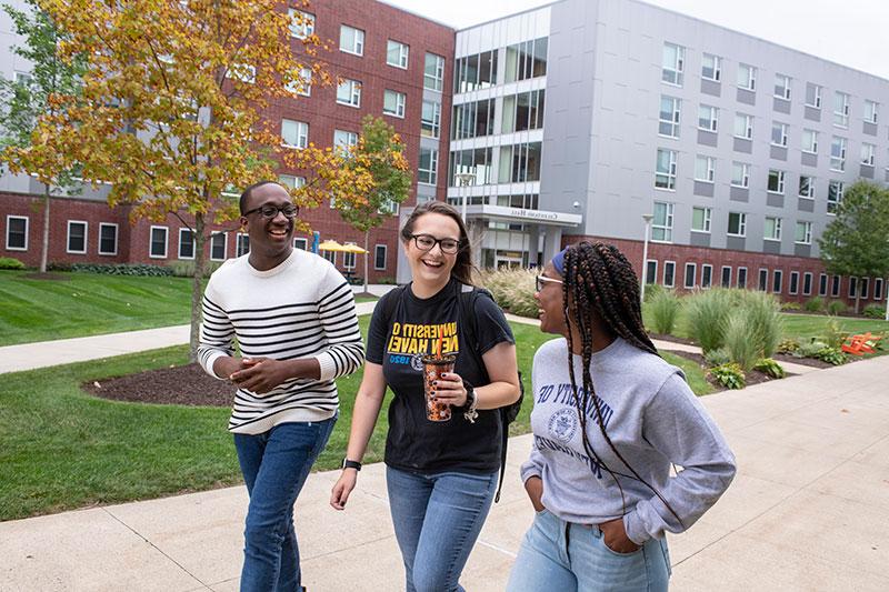 Students on campus